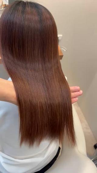 艶々髪質改善ストレート 