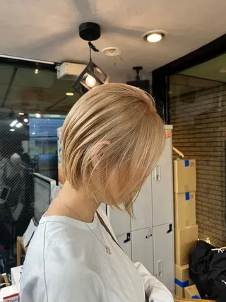ショート カラー LAFF きよののヘアスタイル
