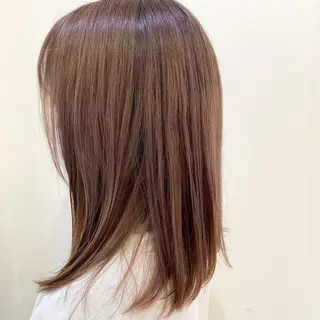 ミディアム カラー 美髪改善・ブリーチ tadasuke⭐️のヘアスタイル