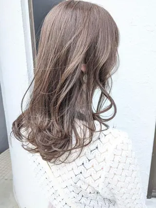 ミディアム カラー シバタ ショウゴのヘアスタイル