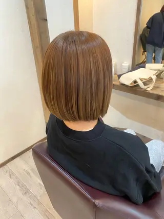 ミディアム カラー 🍑 モモカ🍑のヘアスタイル