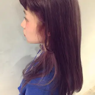 セミロング カラー みつゆ 表参道/原宿のヘアスタイル
