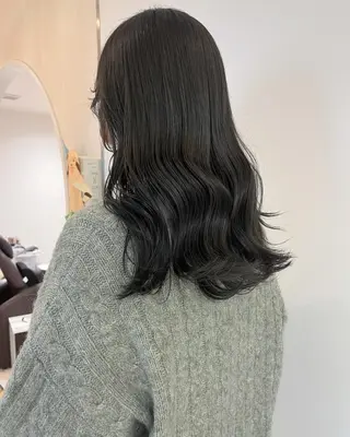 ミディアム カラー ヘアアレンジ ブリーチなし/ レイヤー🌿runaのヘアスタイル