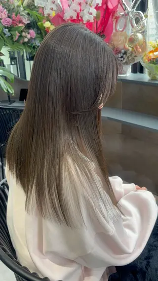 セミロング カラー レイヤー/髪質改善 SAKIのヘアスタイル