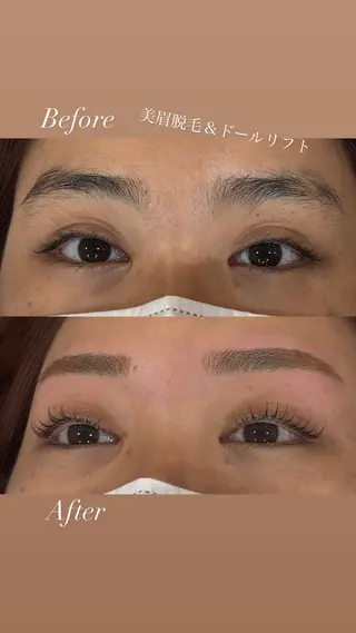 アイブロウ Belle fee 山口のマツエク・マツパデザイン