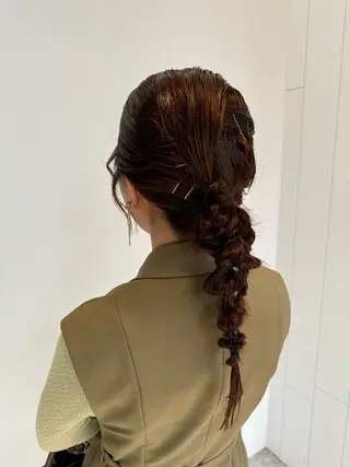 派手髪デザイン なかむらるか🐬💞のヘアスタイル