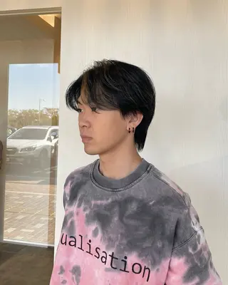 カラー 山本 勇輝のヘアスタイル