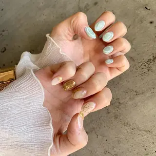 ネイル AOI✩⡱ y2kネイルのネイルデザイン