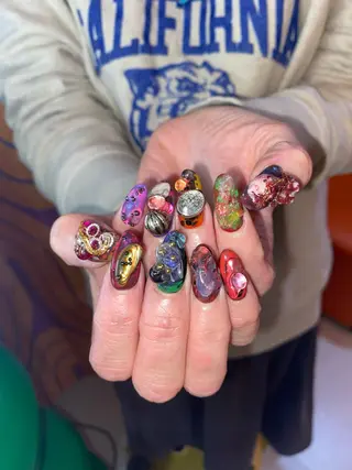 ネイル .unff所属・hana (..)個 性派/メンズネイル◎のネイルデザイン