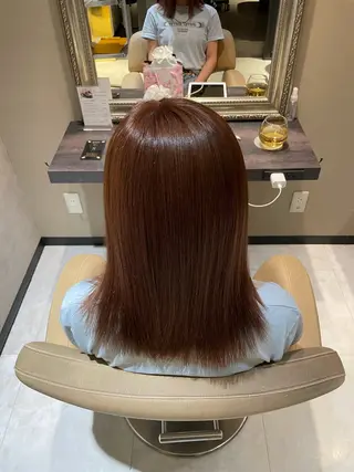 ミディアム 大藤 彩のヘアスタイル