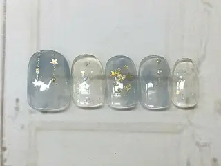 ショート カラー ネイル chéri sinagawaのネイルデザイン