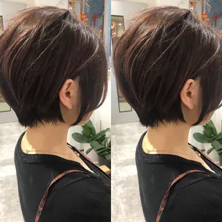 ショート JILBLAN京都 ショート/ハイライトのヘアスタイル