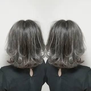 ミディアム カラー 髪質改善特化美容師 小林和哉のヘアスタイル
