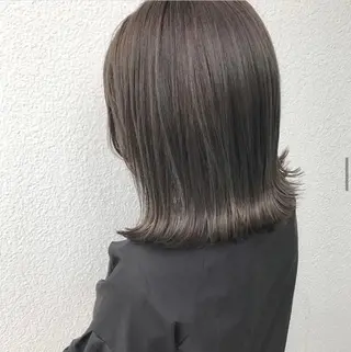 ミディアム 髪質改善/ ツヤ髪カラー/高井のヘアスタイル