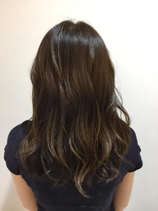 ロング カラー VanCouncil 千種所属・大竹 穂香のヘアスタイル