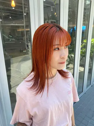 セミロング カラー Riganuts池袋 Hayato✂︎のヘアスタイル