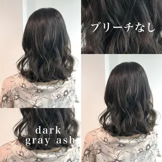 ミディアム カラー ⛄️冬の透明感 カラー⛄️大西のヘアスタイル