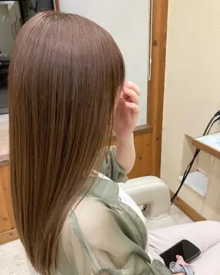 ロング 松澤 勇輝のヘアスタイル