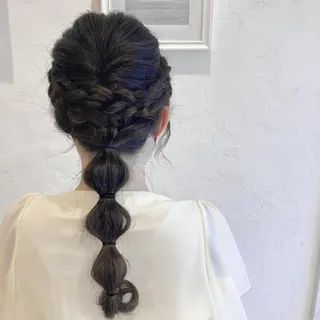 ロング ヘアアレンジ 🌿アロマヘアルーム 新宿店✂︎のヘアスタイル
