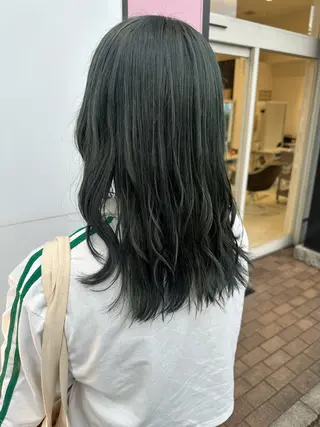 ロング カラー 💘韓国カラー💘 クルミのヘアスタイル