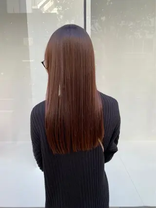 セミロング カラー Lond  mare 🦋ayana🦋のヘアスタイル