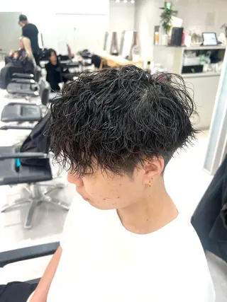 ショート ツイスパ/シャドウ 矢吹俊大郎のヘアスタイル