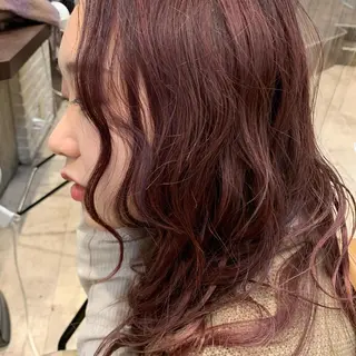 カラー Rina🪄 韓国風レイヤーcutのヘアスタイル