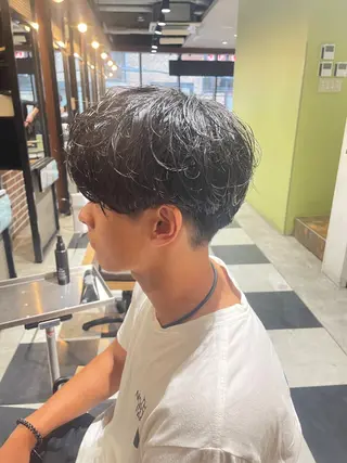 ショート パーマ メンズ レディースショート モデル募集中/怜哉のヘアスタイル