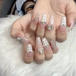 ネイル 🎀 Lemode ワンホンネイル🎀のネイルデザイン