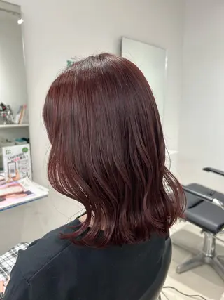 セミロング カラー ヘアアレンジ Eleanor池袋東口2nd所属・池袋/韓国レイヤー 💗🐇amiのヘアスタイル