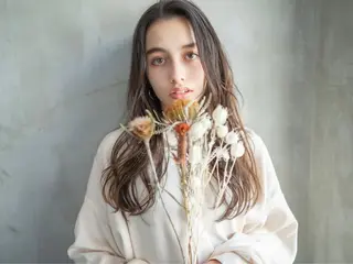 ミディアム カラー パーマ 🉐レイヤー/塩見 弘樹🉐渋谷のヘアスタイル