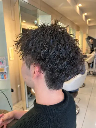 ショート パーマ メンズ リリー /Men's/パーマのヘアスタイル