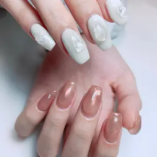 ネイル セミロング ☺︎山部 志麻☺︎のネイルデザイン