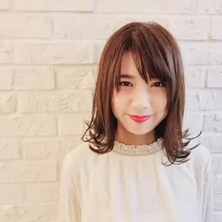 ミディアム カラー パーマ 🐮牛島 一貴🐮のヘアスタイル