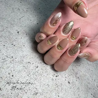 ミディアム ネイル 京橋 【39nail】のネイルデザイン