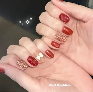 ネイル 本町NailUsaM imi MOMOKAのネイルデザイン