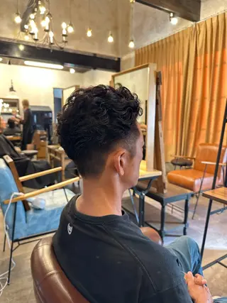 ショート カラー パーマ メンズ 🦖ノザワ リンカ🦖のヘアスタイル