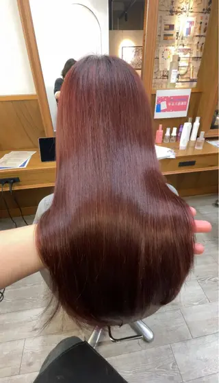 ロング Charmant【シェルマン】所属・髪質改善ストレート 高槻/艶髪/ʀᴇɪのヘアスタイル
