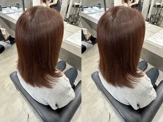 ミディアム Something MOMOKAのヘアスタイル