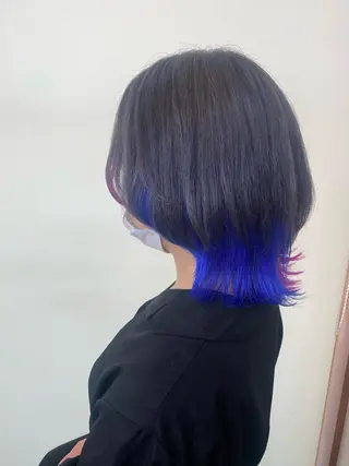 ミディアム カラー ✴︎ヒラガカナ✴︎ ECLAT HAIRのヘアスタイル