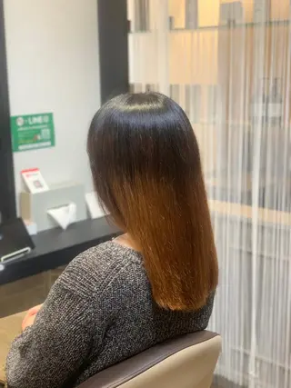 セミロング 川村 綾のヘアスタイル