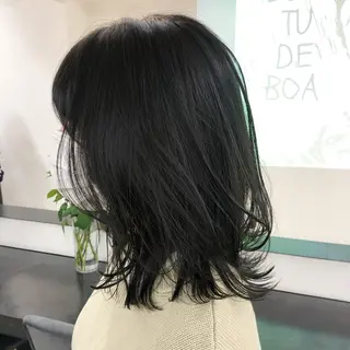 ミディアム カラー ヘアアレンジ モリシゲ ヒカリ🦕🐬のヘアスタイル