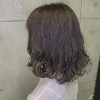 ミディアム カラー neaf【六本木】所属・愛され/ミディアム 六本木/佐藤ゆり🎀のヘアスタイル