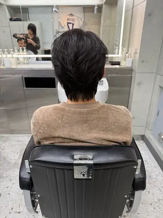 ミディアム パーマ メンズ CHROM TOKYO A.L.T所属・【メンズ・パーマ】 藪 清正のヘアスタイル