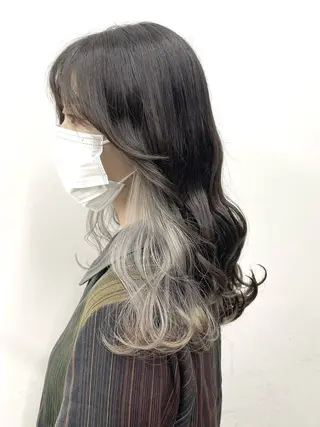 カラー 成瀬メンズ パーマ清水大隼のヘアスタイル