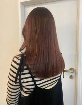 セミロング カラー uni/haruhi ☀️透明感カラーのヘアスタイル