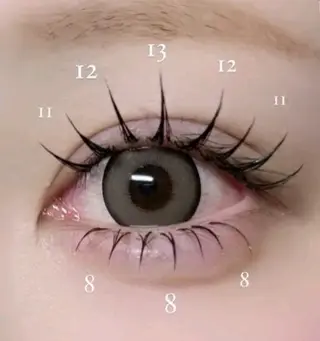 マツエク・マツパ foi by eyeartistsのマツエク・マツパデザイン