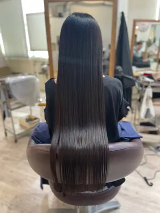 ロング 茅野 あゆ美のヘアスタイル