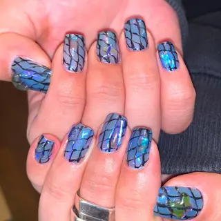 ネイル NES NAIL所属・さゆり￤推しキャラ ￤ロングネイル🩷のネイルデザイン