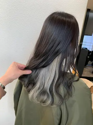 セミロング カラー 透明感カラー特化型 NAOKIのヘアスタイル